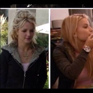 Juicy couture jacket real fur seen Britney Spears